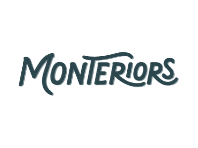 Teal cursive brand logo reading 'MONTEFIORS' (wordmark).